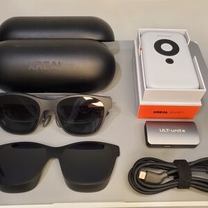 XREAL  Beam ARPortable Projector with Sunglasses and Accessories